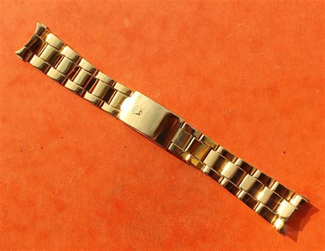 gold plated rolex watch band